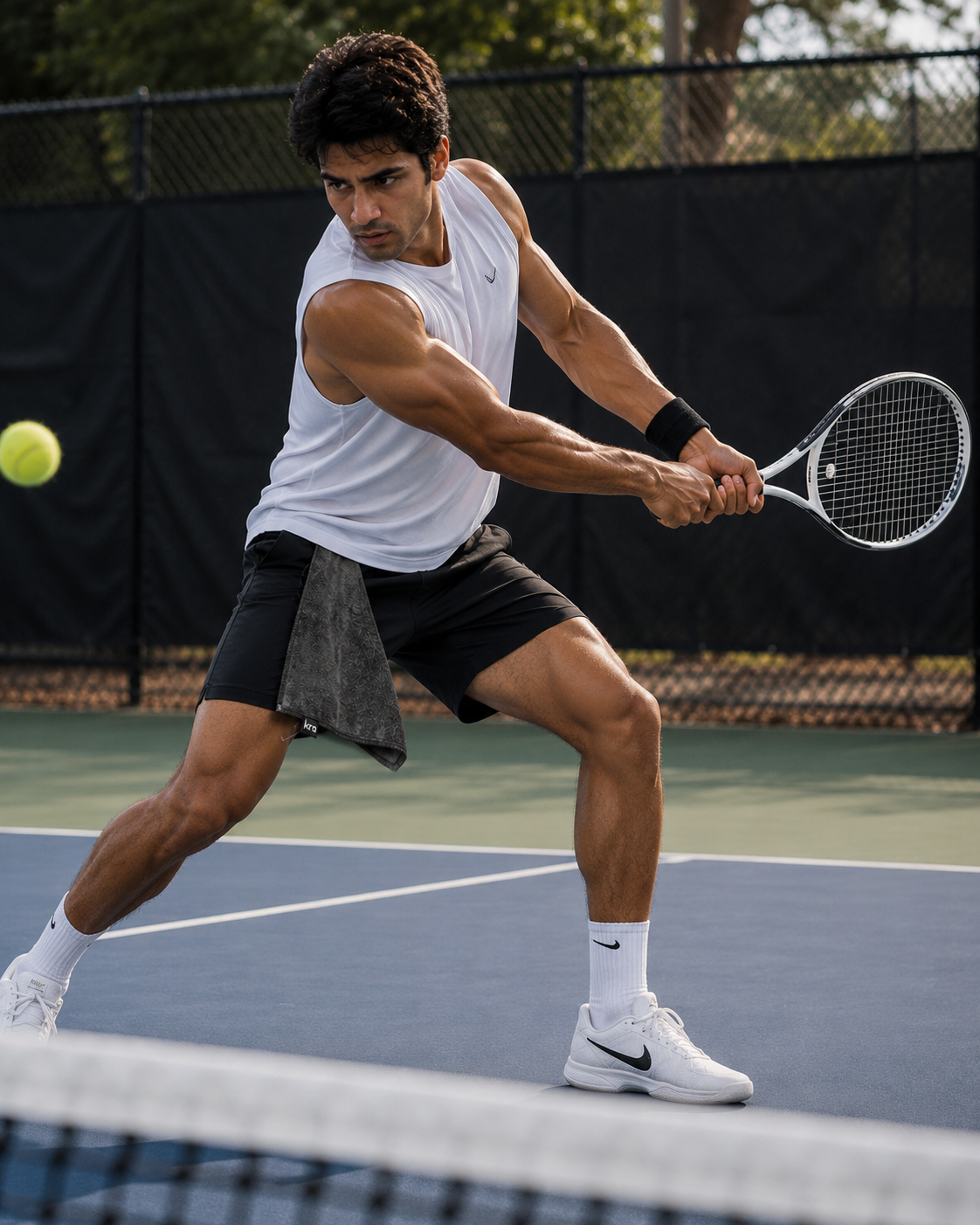 Grey Bamboo Sports Towel