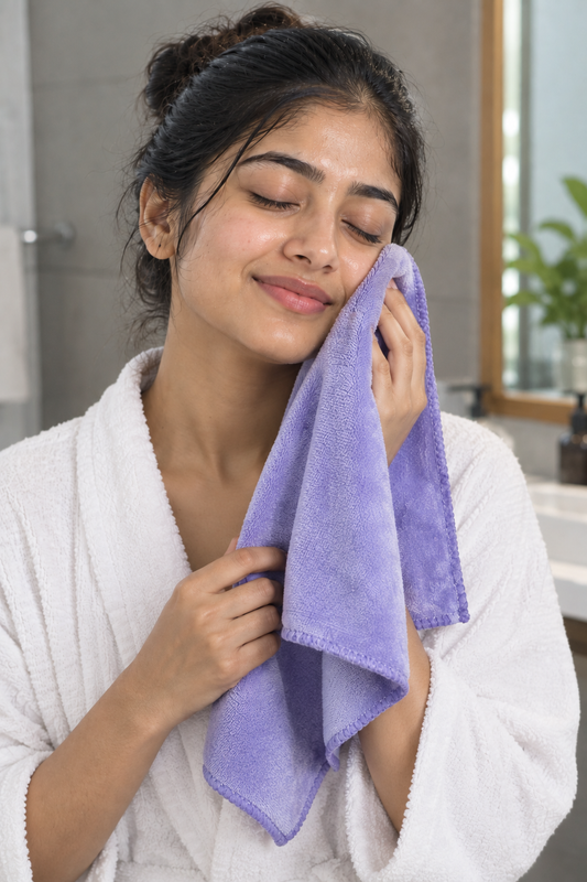 Lavender Small Bamboo Towel
