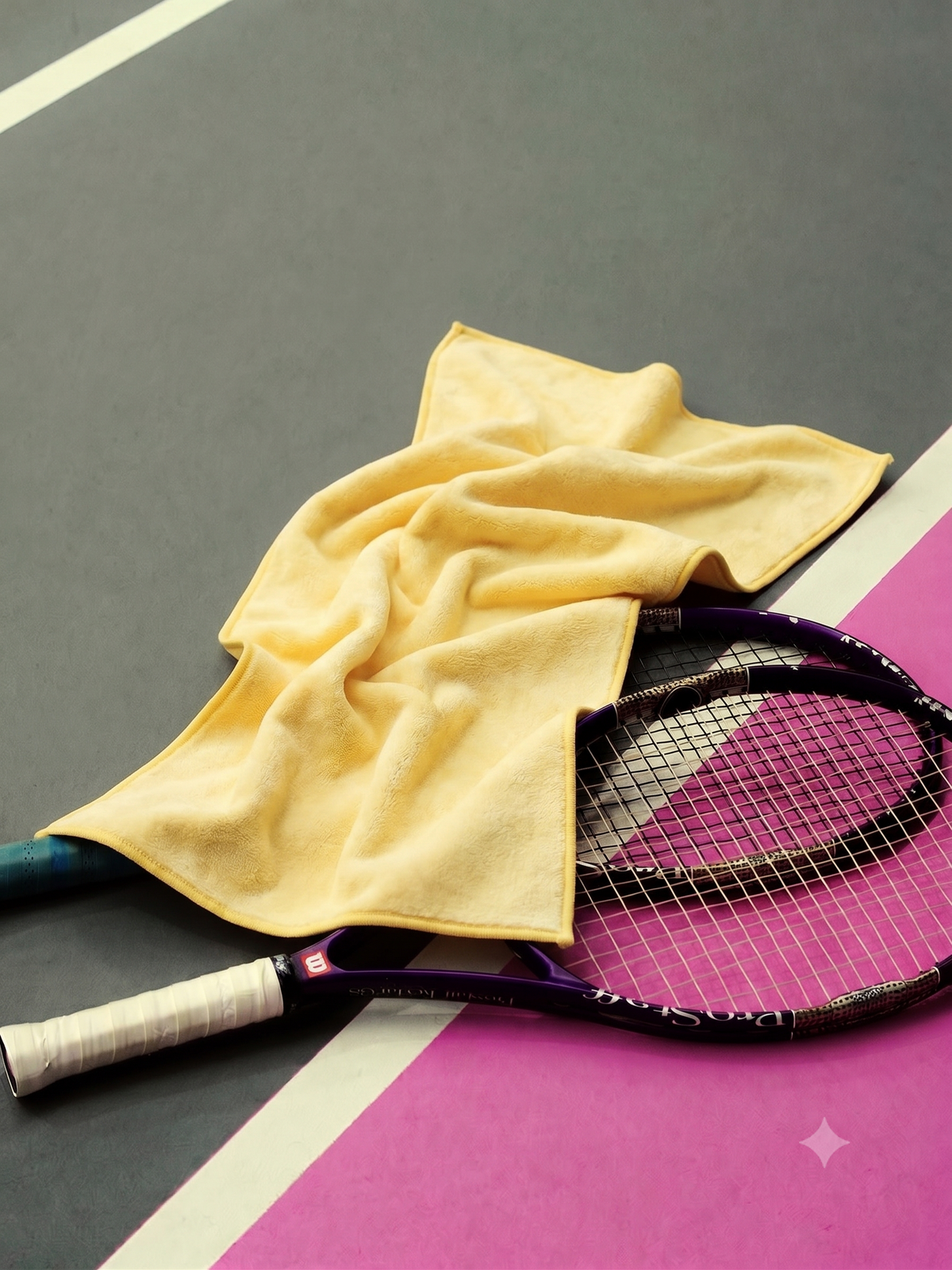 Yellow Small Bamboo Towel